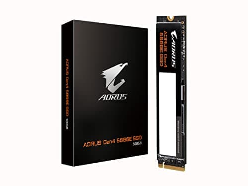 Gigabyte AORUS Gen4 5000E 500GB M.2-2280 SSD PCIe 4.0 x4 NVMe main image