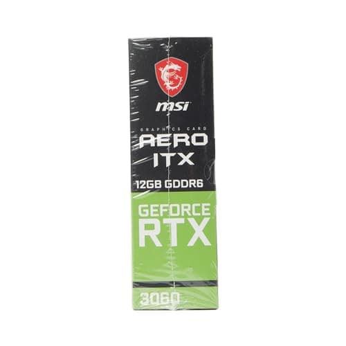 MSI GeForce RTX 3060 12GB AERO ITX OC 12GB GDDR6 Black / Silver image