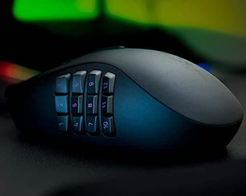 Razer Naga Trinity Gaming Mouse: 16,000 DPI Optical Sensor - Chroma RGB Lighting - Interchangeable Side Plate w/ 2, 7, 12 Button Configurations - Mechanical Switches image