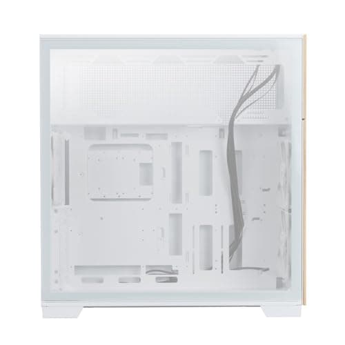 In Win F5 ATX Full Tower White Tempered Glass Side Panel, USB 3.2 Gen 2x2 Type-C, USB 3.2 Gen 1 Type-A image