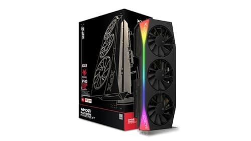 XFX Mercury OC RGB Radeon RX 9070 XT 16GB GDDR6 Black main image