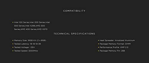 Corsair Vengeance RGB Pro White DDR4-3200 CL16 16GB (2x8GB) image