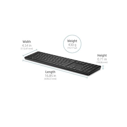 HP 450 Wired/Wireless Standard Keyboard image