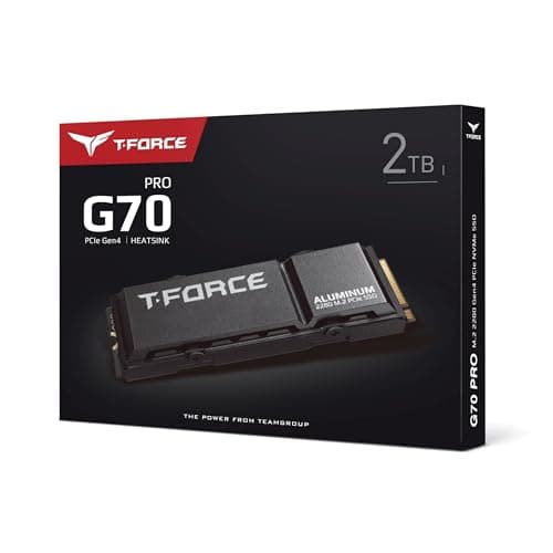 TEAMGROUP T-FORCE G70 PRO Aluminum 2TB SSD M.2-2280 PCIe 4.0 x4 NVMe image