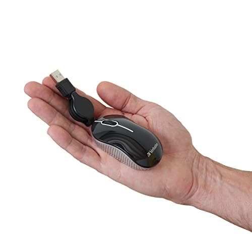 Verbatim 98616 Go Mini Travel Commuter Wired Optical Mouse image