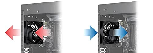 ARCTIC P12 120mm Black / Transparent PWM 56.3 CFM 1-Pack image