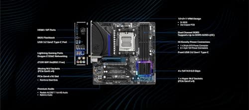 ASRock B650M PG RIPTIDE WIFI DDR5 Micro ATX image