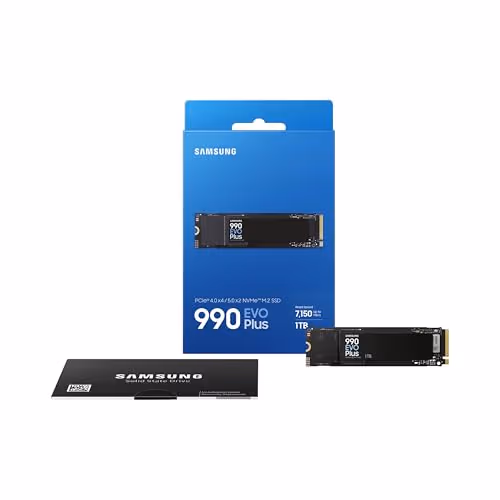 Samsung 990 EVO Plus 1TB M.2-2280 SSD PCIe 5.0 X2 NVMe image