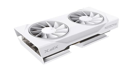XFX Swift OC Radeon RX 9060 XT 8GB GDDR6 White Dual Fan image