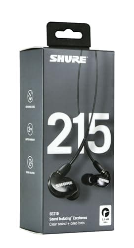 Shure SE215 Closed-Back Wired Earbuds image