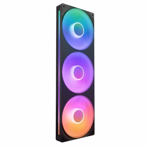 NZXT F360 RGB CORE 360mm RGB LED Single-Frame RGB Fan Unit Black image
