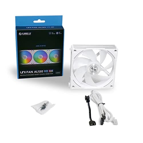 Lian Li UNI FAN AL140 V2 140mm White RGB PWM image