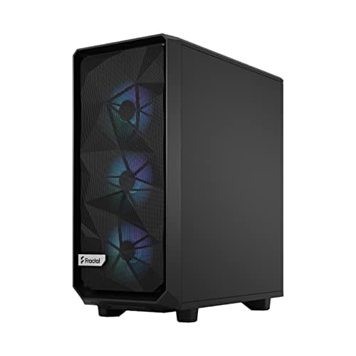 Fractal Design Meshify 2 Compact RGB ATX Mid Tower Black Tinted Tempered Glass image
