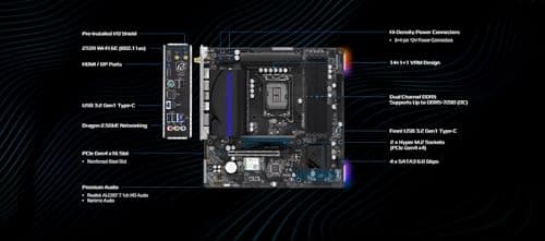 ASRock B760M PG Riptide Wifi DDR5 Micro ATX image