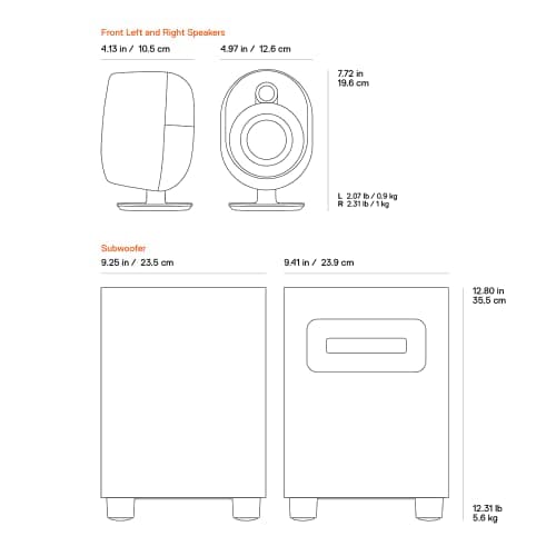 SteelSeries Arena 7 US 2.1 Channel Speaker System image