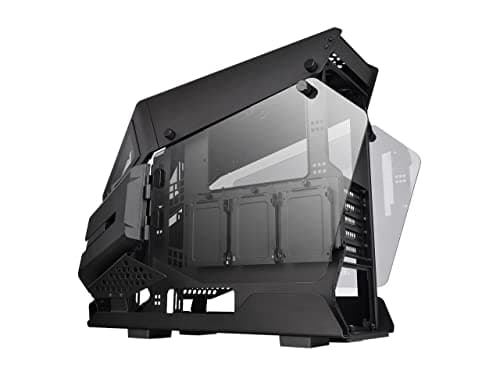 Thermaltake AH T200 Micro ATX Mid Tower Black Tempered Glass Side Panel with USB 3.2 Gen 2 Type-C and USB 3.2 Gen 1 Type-A image
