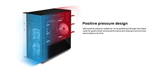 Silverstone RL08BR-RGB Black / Red Micro ATX Mini Tower Tempered Glass Side Panel image