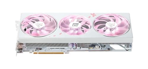 PowerColor Hellhound Sakura OC Radeon RX 7800 XT 16GB GDDR6 White / Pink image
