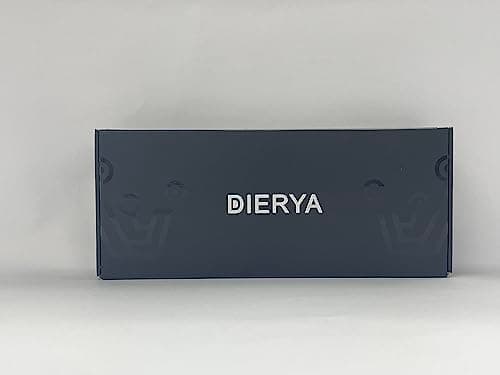 DIERYA x KEMOVE 60% Mechanical Gaming Keyboard, RGB Backlit Wired PBT Keycap Waterproof Type-C Mini Compact 61 Keys Computer Keyboard with Full Keys Programmable (Gateron Optical Brown Switch) image