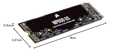 Corsair MP600 GS 500GB M.2 SSD PCIe 4.0 NVMe image