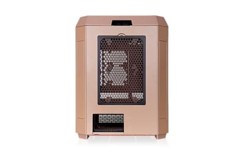 Thermaltake The Tower 600 ATX Mid Tower Red Tempered Glass Side Panel, USB 3.2 Gen 2 Type-C, USB 3.2 Gen 1 Type-A image