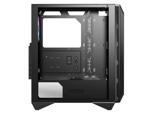 MSI MPG GUNGNIR 111R ATX Mid Tower Black Tempered Glass Side Panel image