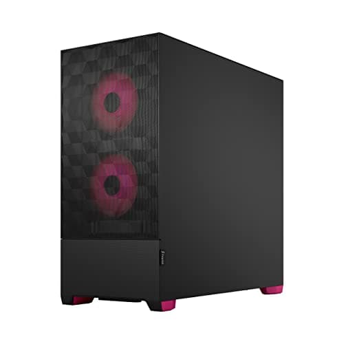 Fractal Design Pop Air ATX Mid Tower Pink / Black Tempered Glass Side Panel image