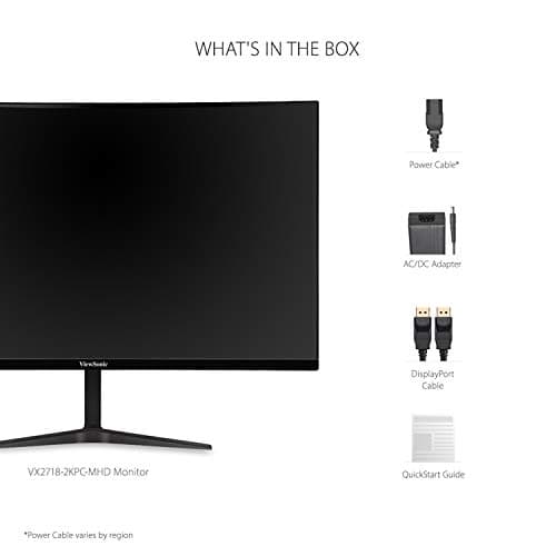 ViewSonic VX2718-2KPC-MHD 27" 1440p 165Hz VA Curved Monitor image