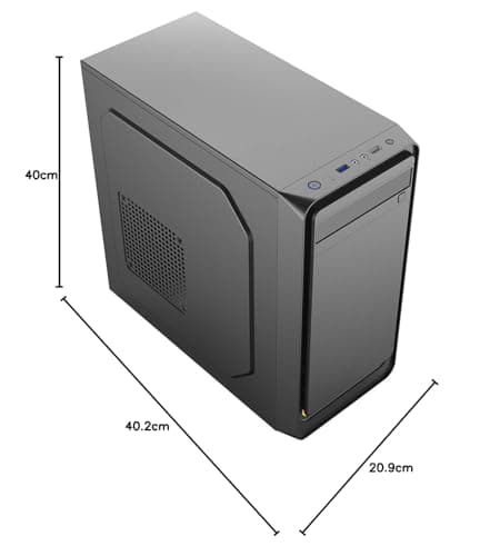 CiT Home MicroATX Mid Tower Black RGB image
