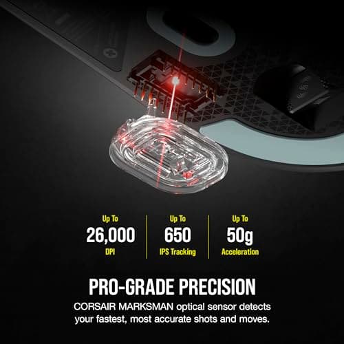 Corsair M75 AIR Wireless/Bluetooth/Wired Optical Mouse image
