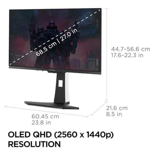 ViewSonic XG272-2K-OLED 27" 1440p 240Hz OLED Monitor image