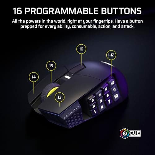 Corsair Scimitar Elite SE Bluetooth Wireless Optical Mouse image