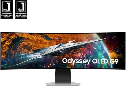 Samsung Odyssey G95SC 49" 5120x1440 240Hz QD-OLED Curved Monitor image