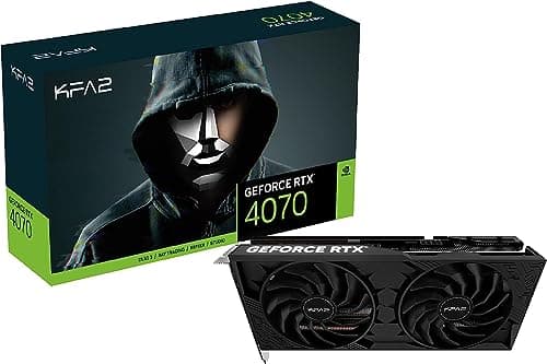 KFA2 GeForce RTX 4070 SUPER 1-Click OC 2X 12GB GDDR6X Black image