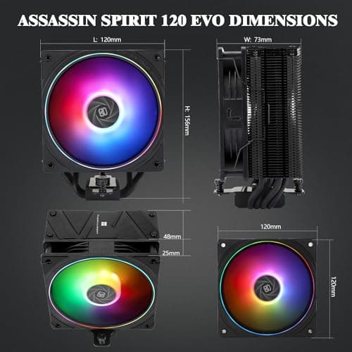 Thermalright Assassin Spirit 120 EVO Air 156mm 68.9 CFM Black image