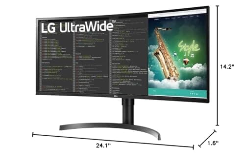 LG 35BN75CN-B 35" 3440x1440 100Hz VA Curved Monitor image