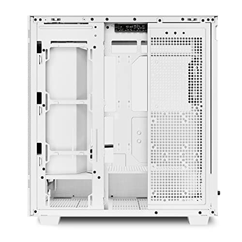 SHARKOON Rebel C50 RGB ATX Mid Tower White Tempered Glass Side Panel image