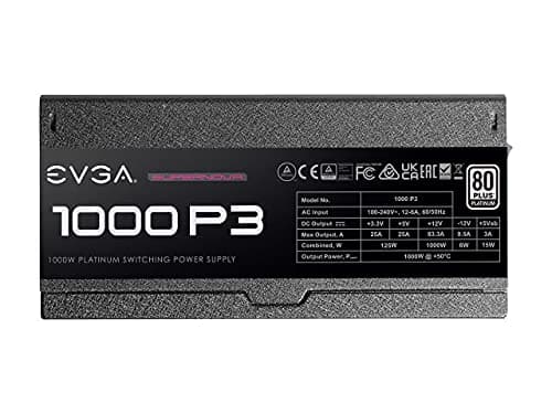 EVGA SuperNOVA 1000 P3 1000W Fully Modular 80+ Platinum Certified image