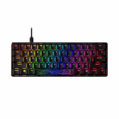 HP HyperX Alloy Origins 60 RGB HyperX Red Gaming Keyboard image