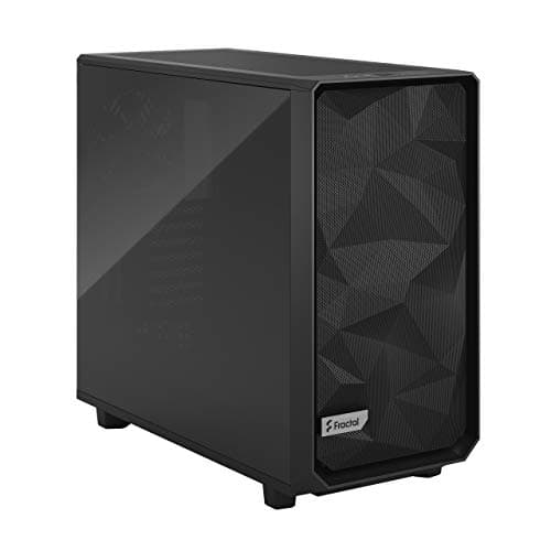 Fractal Design Meshify 2 Black ATX Flexible Dark Tinted Tempered Glass Window Mid Tower Computer Case image