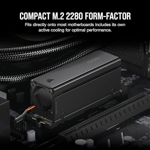 Corsair MP700 PRO w/Heatsink 4TB SSD M.2 NVMe PCIe 5.0 image