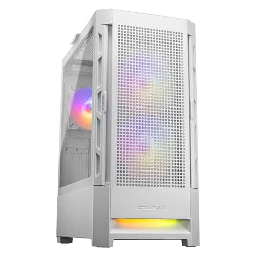 Cougar Duoface RGB ATX Mid Tower White Tempered Glass main image