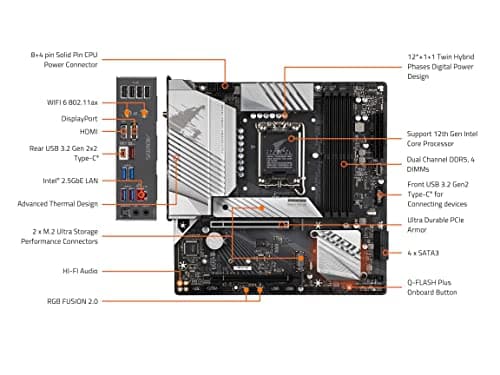 Gigabyte B660M AORUS Pro AX DDR4 Micro ATX image