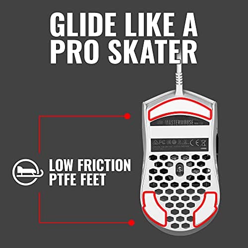 Cooler Master MM710 Matte White Wired Optical Gaming Mouse image