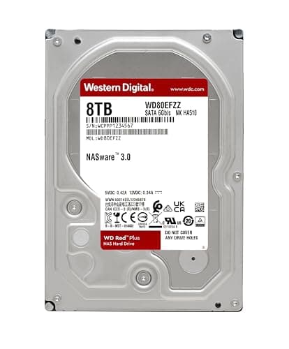 Western Digital Red Plus 8TB 3.5" HDD 5640RPM SATA 6.0 Gb/s image