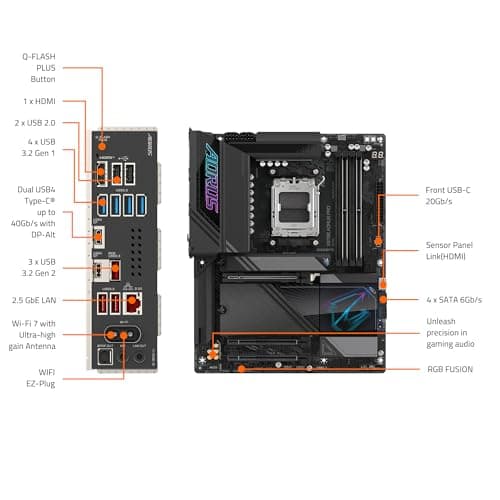 Gigabyte X870E AORUS PRO AM5 DDR5 ATX image