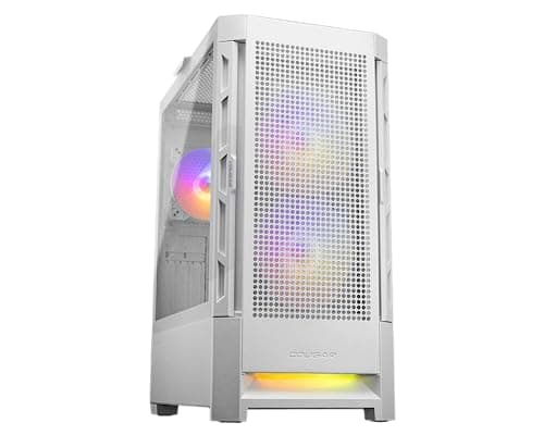 Cougar Duoface RGB ATX Mid Tower White Tempered Glass image