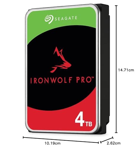 Seagate IronWolf Pro NAS 4TB HDD 3.5" 7200RPM SATA image