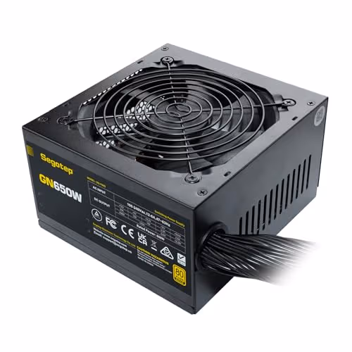 Segotep GN Black ATX 650W Non-Modular 80+ Gold Certified main image