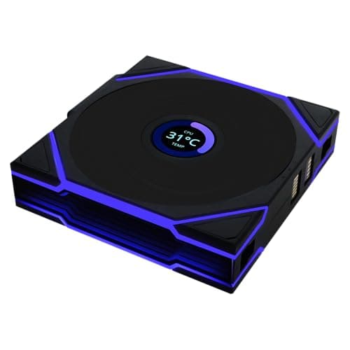 Lian Li UNI FAN TL120 LCD Wireless 120mm Black image